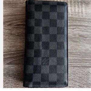 Louis Vuitton Checkered Black Wallet